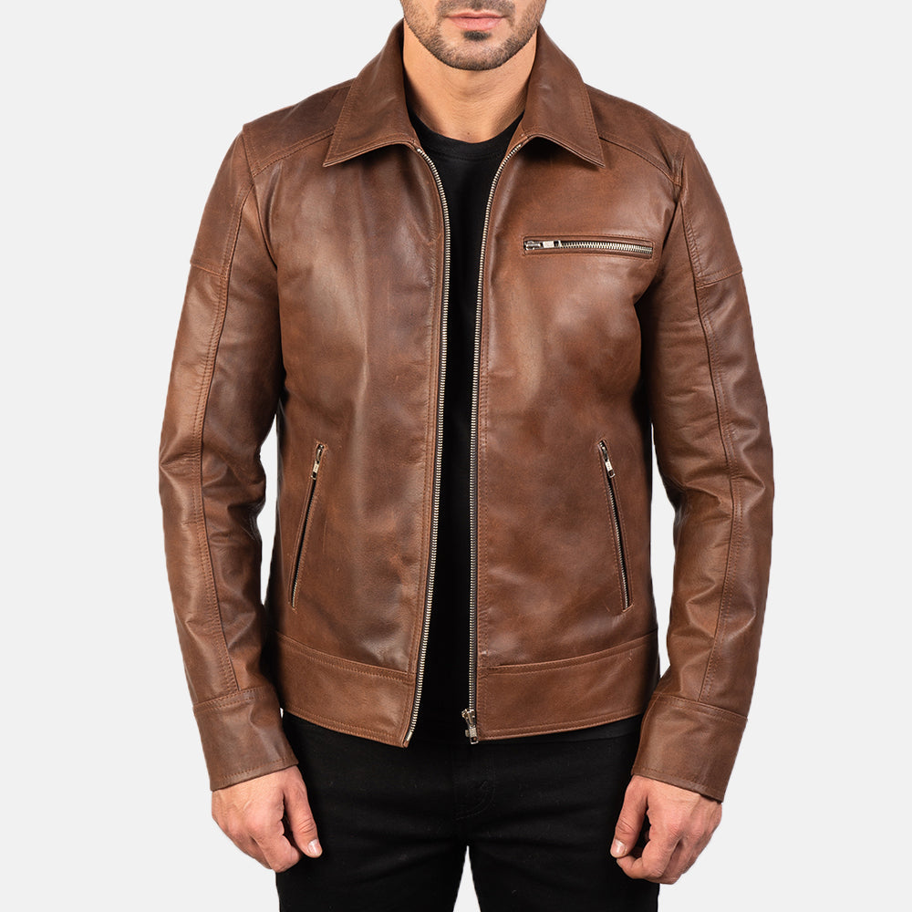 Shops mens leather jacket